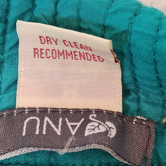 Anu Quilted Blazer Jacket Floral Womens size Medium Art to Wear 100% Cotton - Picture 9 of 11